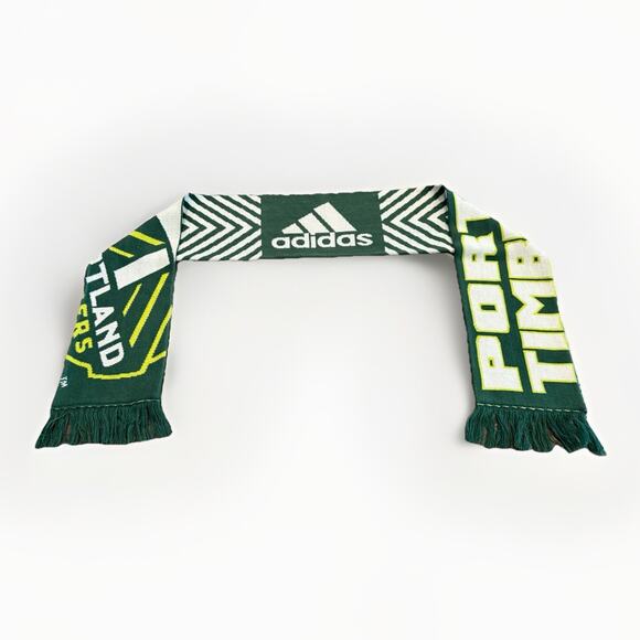 Adidas Scarves Multicolored Portland Timbers MLS Scarf Size 66x7 100% Acrylic - Picture 1 of 9